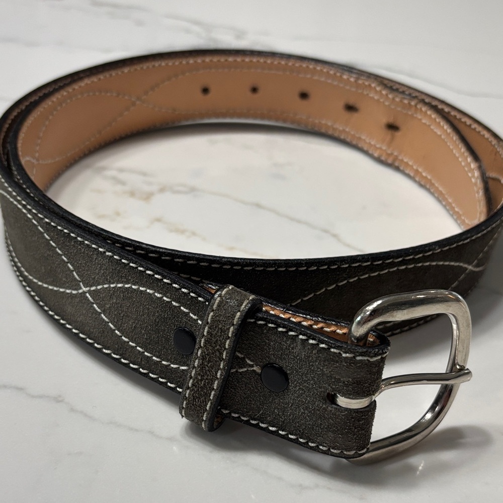 Men's dark green Belt